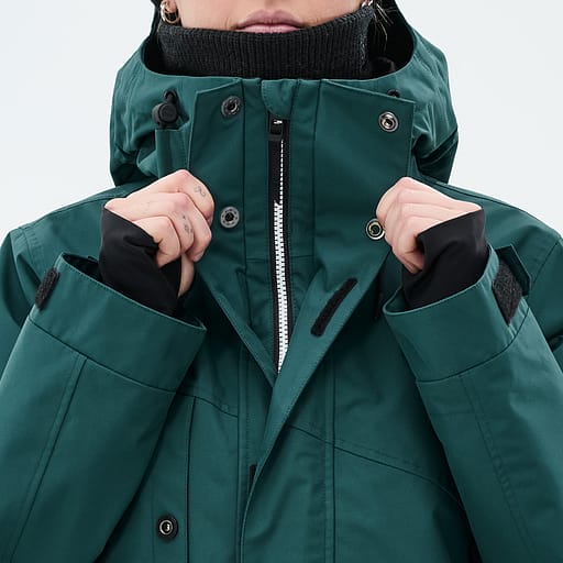 Front Zipper with Double Plackets