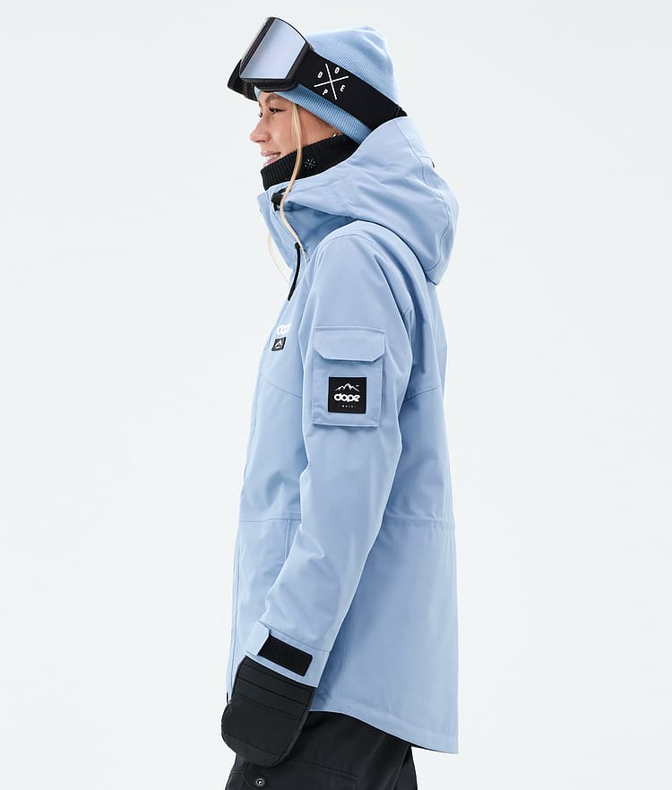 Dope Adept W Giacca Sci Donna Light Blue, Image 5 of 9