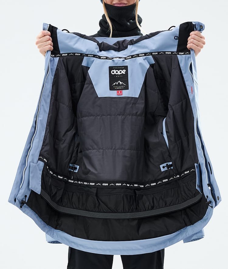 Dope Adept W Giacca Sci Donna Light Blue, Image 9 of 9