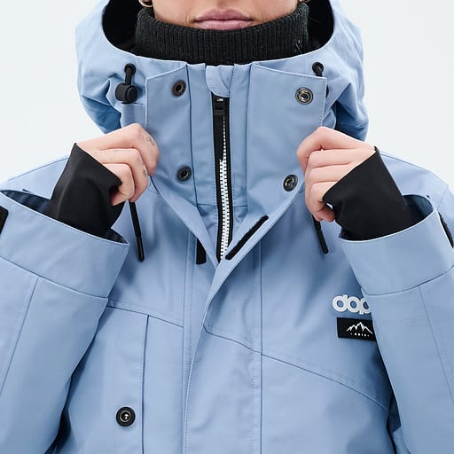 Front Zipper with Double Plackets