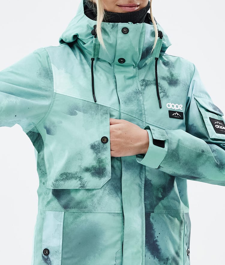 Dope Adept W Snowboard Jacket Women Liquid Green, Image 8 of 9