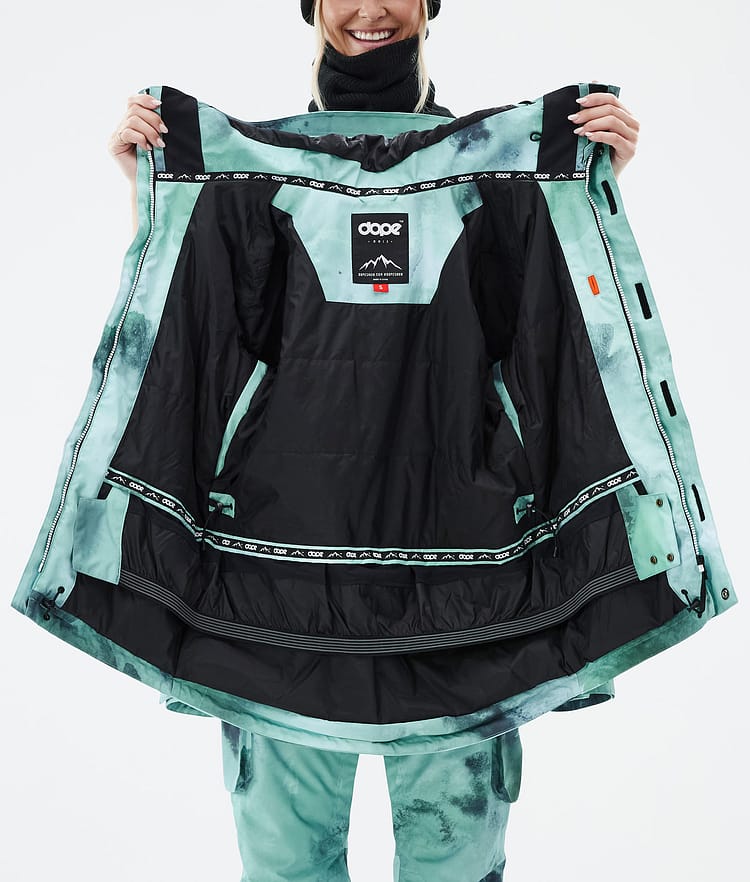 Dope Adept W Snowboard Jacket Women Liquid Green, Image 9 of 9
