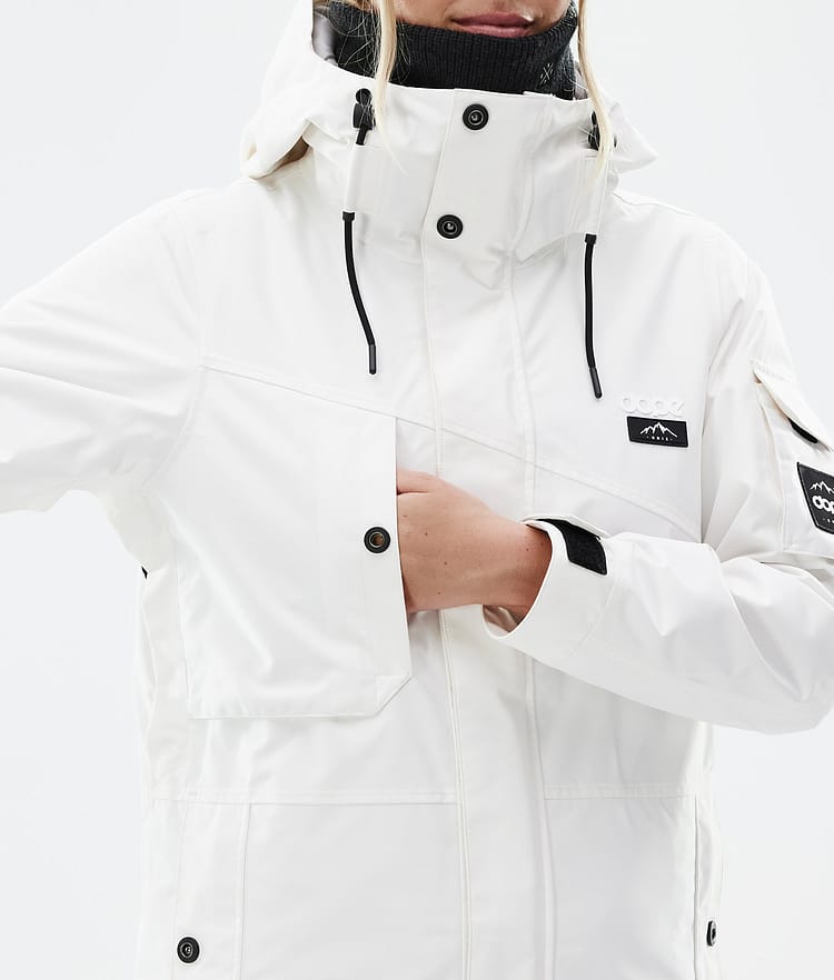 Dope Adept W Snowboard Jacket Women Old White, Image 8 of 9
