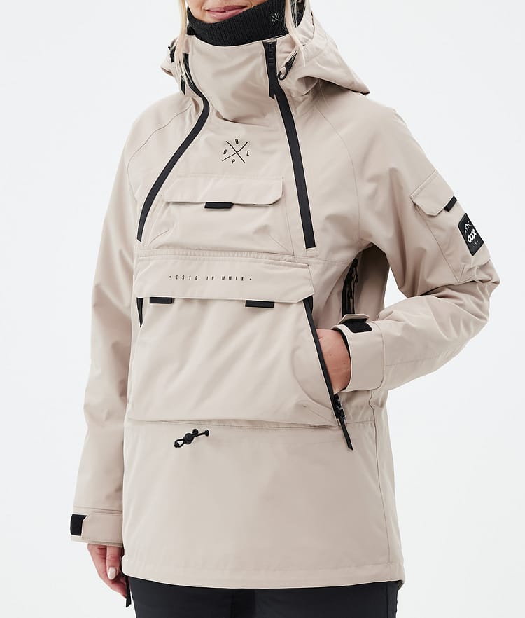 Dope Akin W Giacca Snowboard Donna Sand, Image 7 of 8