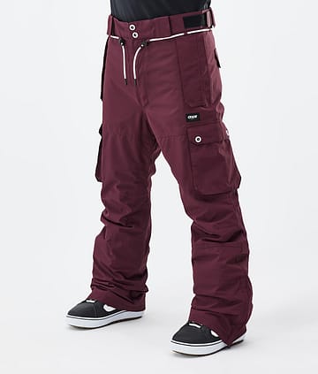 Dope Iconic Snowboard Pants Burgundy Renewed