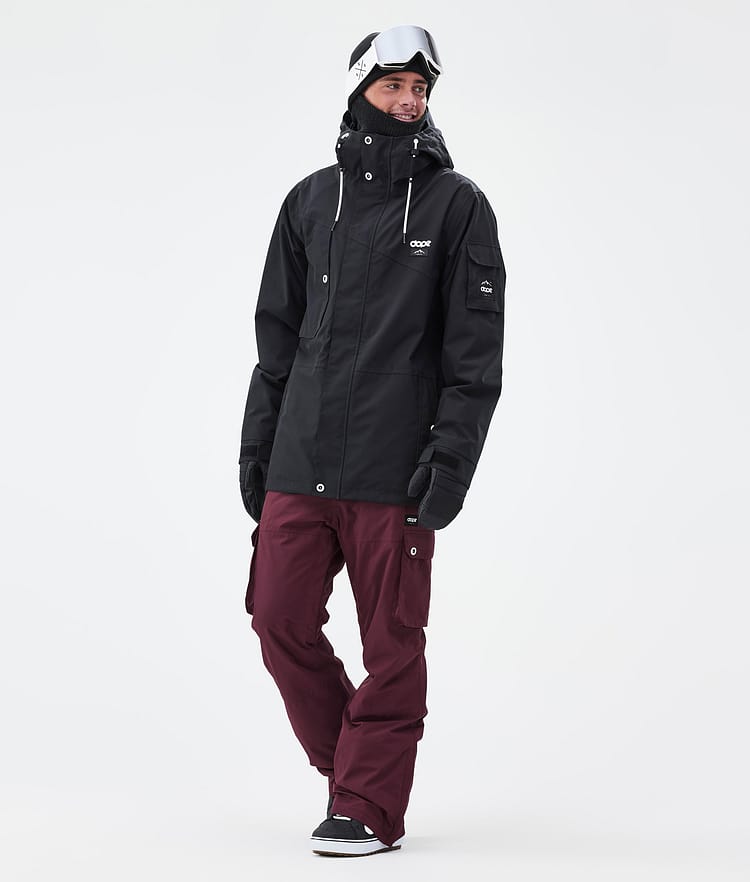 Dope Iconic Snowboardhose Herren Burgundy Renewed, Image 2 of 7
