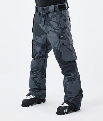 Dope Iconic Ski Pants Metal Blue Camo