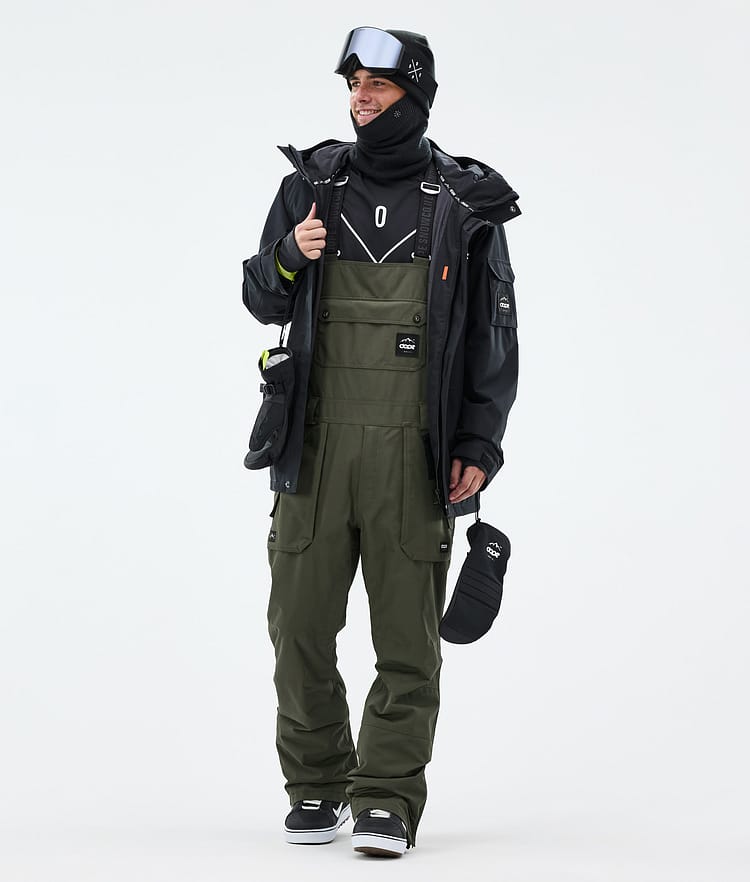 Dope Notorious B.I.B Snowboard Pants Men Olive Green, Image 2 of 7