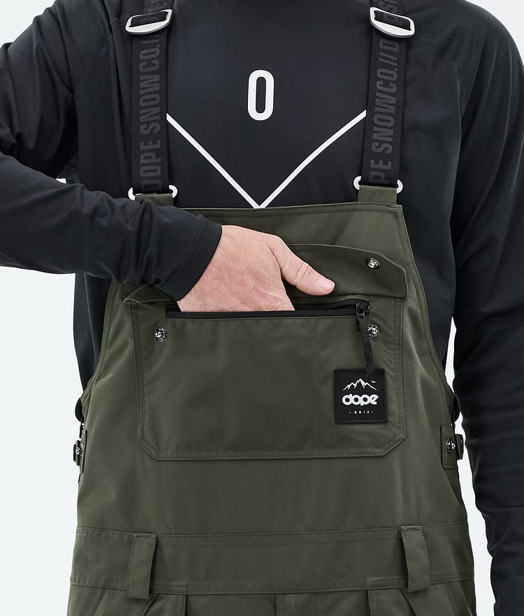 Dope Notorious B.I.B Snowboard Pants Men Olive Green, Image 6 of 7