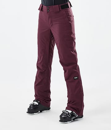 Dope Con W Ski Pants Burgundy