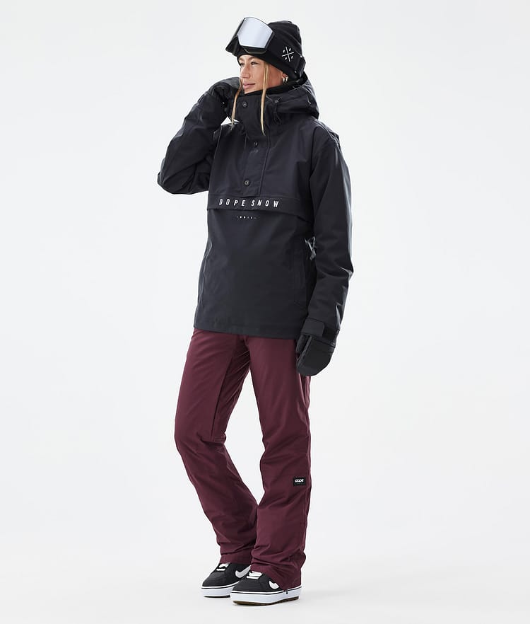 Dope Con W Snowboard Pants Women Burgundy Renewed, Image 2 of 6
