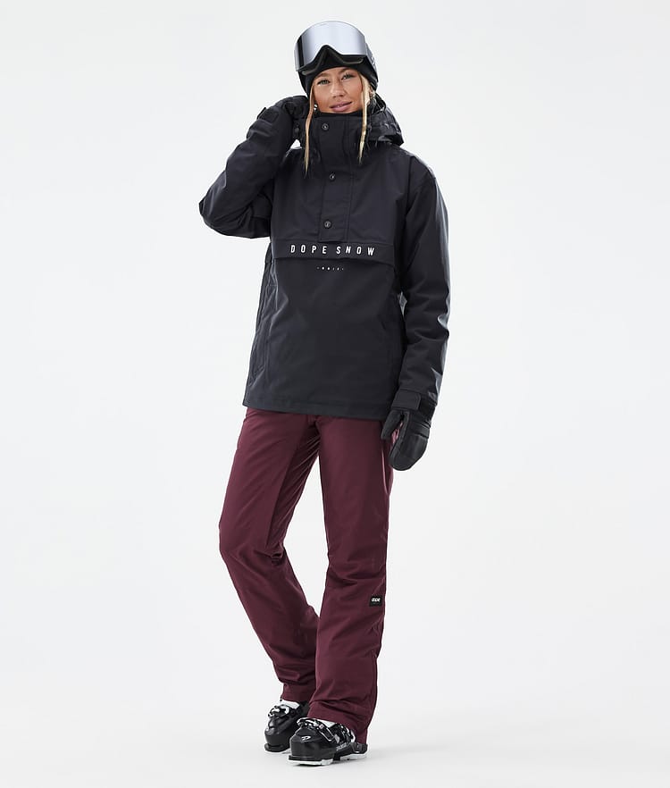 Dope Con W Pantaloni Sci Donna Burgundy, Image 2 of 6