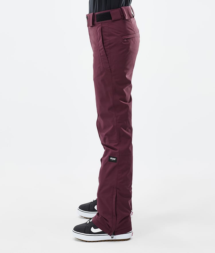 Dope Con W Snowboard Pants Women Burgundy Renewed, Image 3 of 6