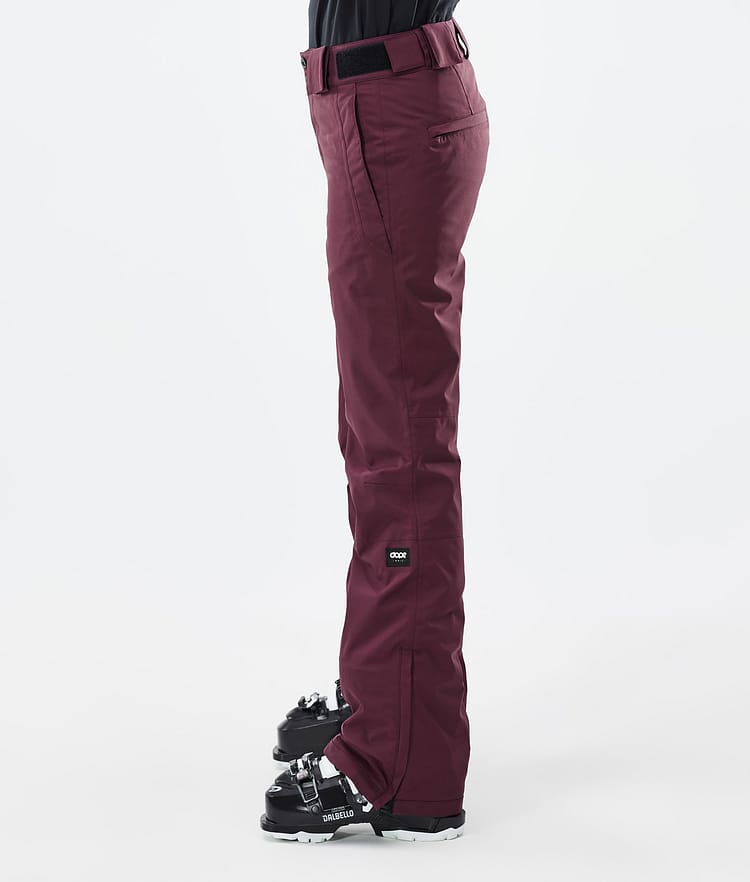 Dope Con W Pantaloni Sci Donna Burgundy, Image 3 of 6