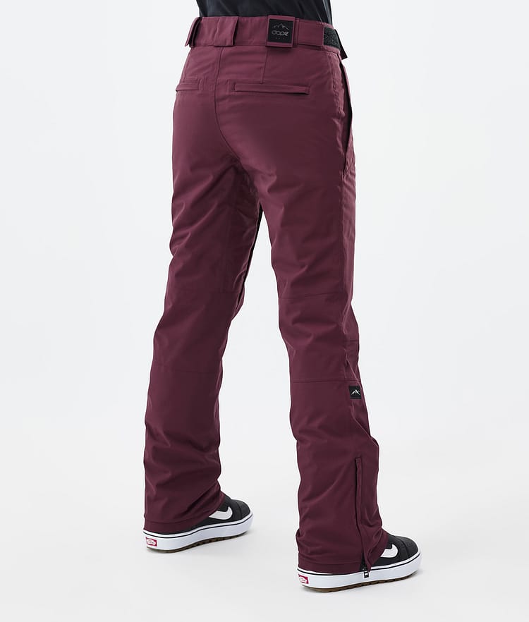 Dope Con W Snowboard Pants Women Burgundy Renewed, Image 4 of 6