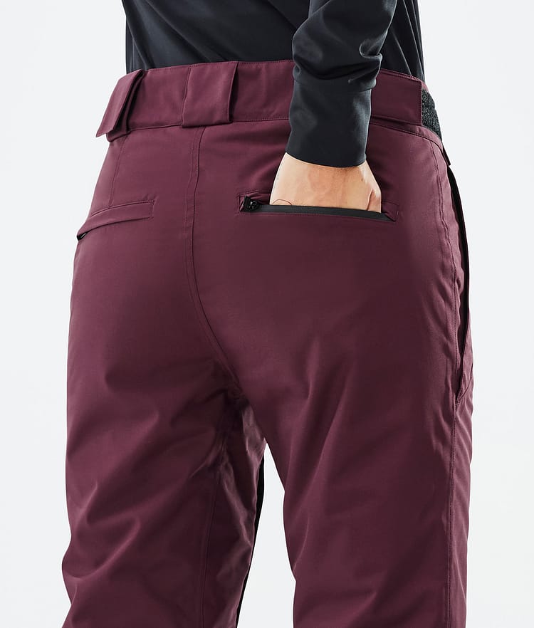 Dope Con W Pantaloni Sci Donna Burgundy, Image 6 of 6
