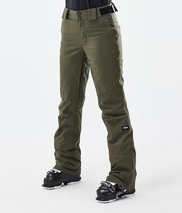 Dope Con W Ski Pants Olive Green