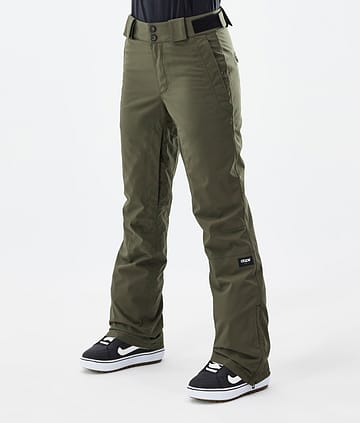 Dope Con W Snowboard Pants Olive Green