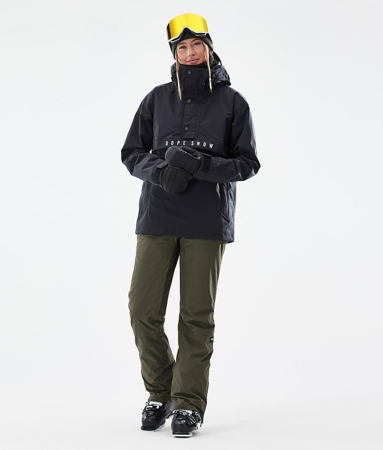 Dope Con W Skibroek Dames Olive Green, Image 2 of 6