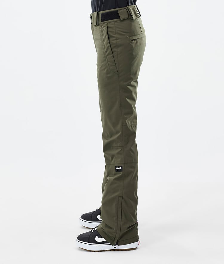 Dope Con W Snowboardbukse Dame Olive Green, Image 3 of 6