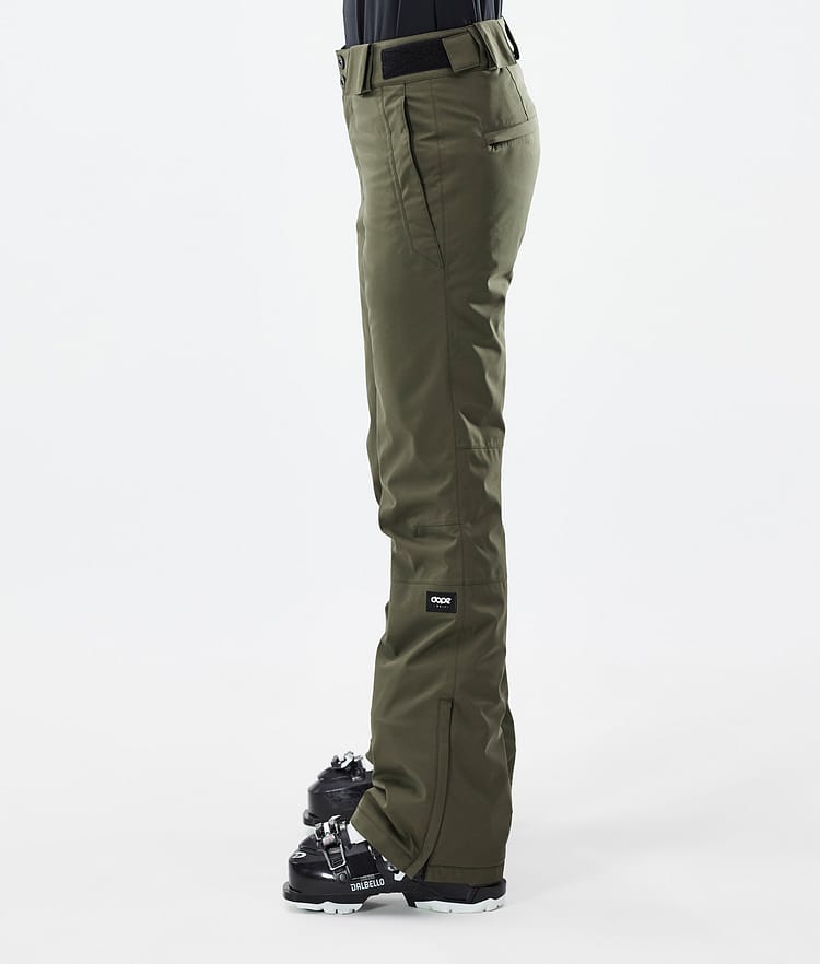 Dope Con W Skibroek Dames Olive Green, Image 3 of 6