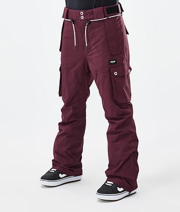 Dope Iconic W Snowboard Pants Burgundy