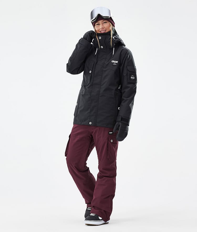 Dope Iconic W Snowboardhose Damen Burgundy, Image 2 of 7