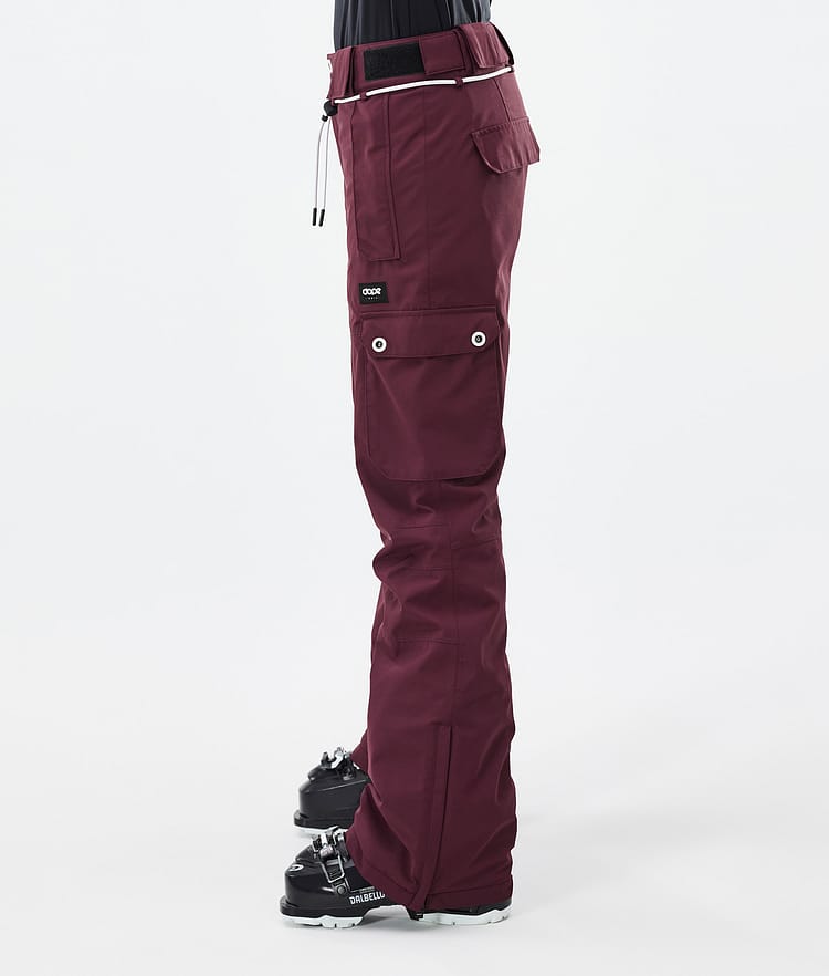Dope Iconic W Ski Pants Women Burgundy, Image 3 of 7