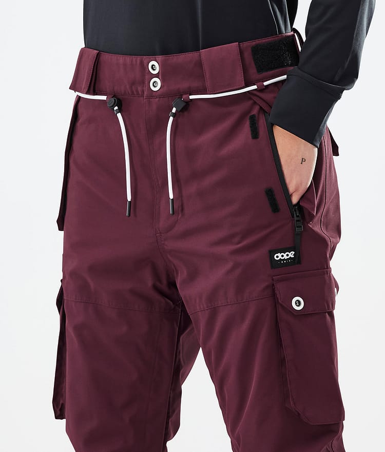 Dope Iconic W Ski Pants Women Burgundy, Image 5 of 7