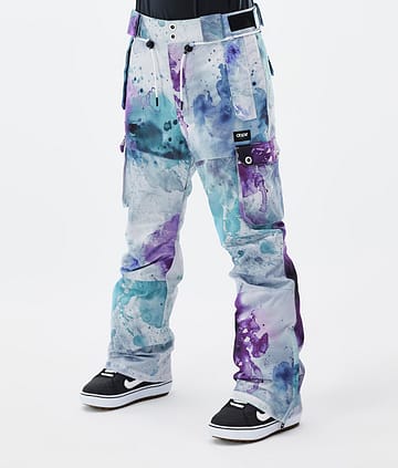 Dope Iconic W Snowboard Pants Spray Green Grape Renewed
