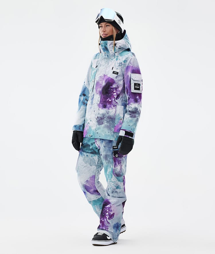 Dope Iconic W Snowboard Pants Women Spray Green Grape, Image 2 of 7