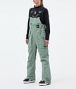 Dope Notorious B.I.B W Snowboard Pants Women Faded Green