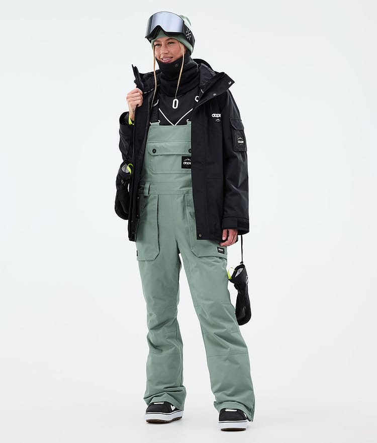 Dope Notorious B.I.B W Snowboard Pants Women Faded Green, Image 2 of 7