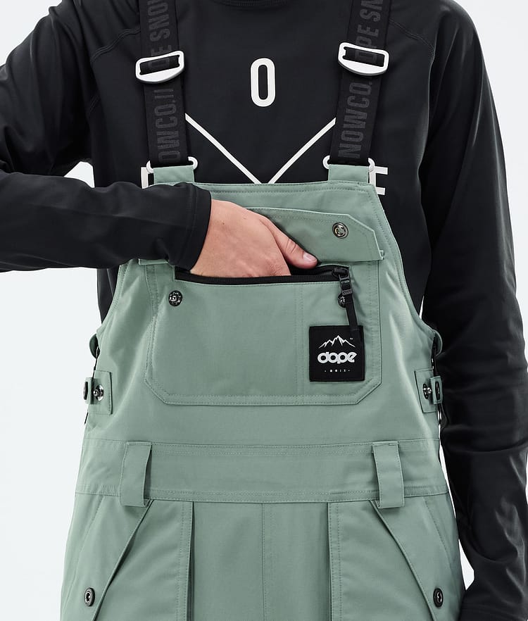Dope Notorious B.I.B W Snowboard Pants Women Faded Green, Image 6 of 7