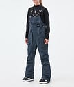Dope Notorious B.I.B W Snowboard Pants Women Metal Blue