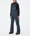 Dope Notorious B.I.B W Ski Pants Women Metal Blue