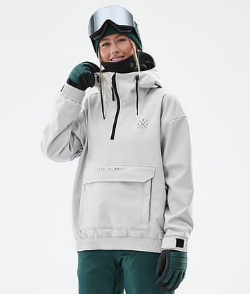 Dope Cyclone W Snowboard Jacket Light Grey Renewed
