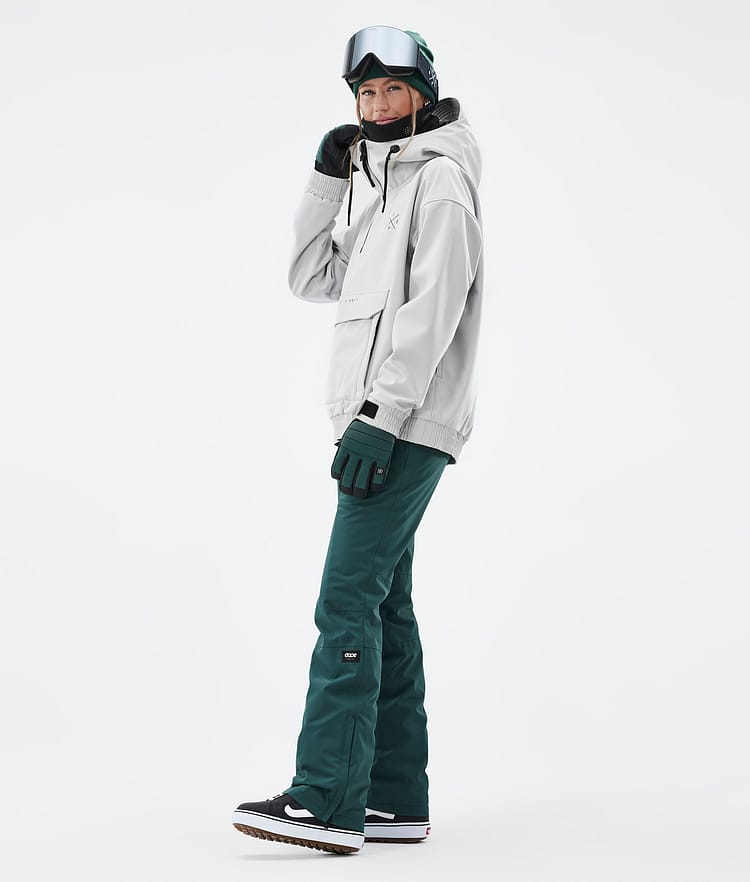 Dope Cyclone W Snowboard Jacket Women Light Grey Renewed, Image 3 of 8