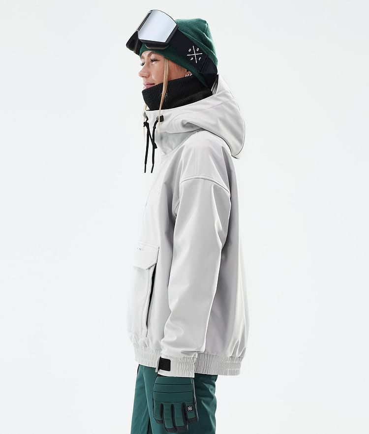 Dope Cyclone W Snowboard Jacket Women Light Grey Renewed, Image 5 of 8