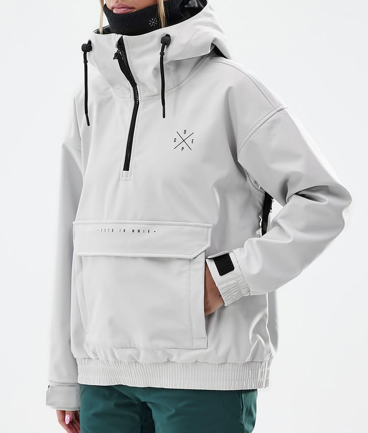 Dope Cyclone W Snowboard Jacket Women Light Grey Renewed, Image 7 of 8