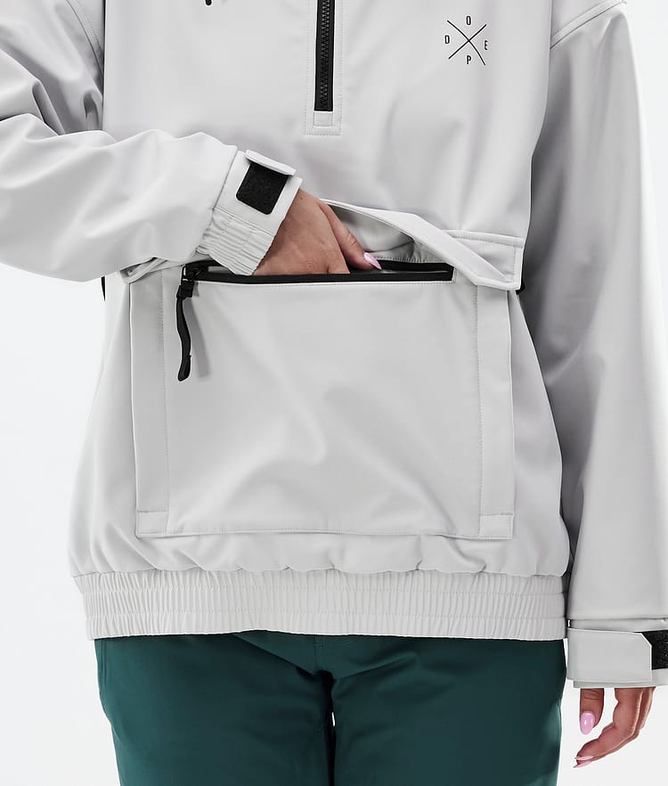 Dope Cyclone W Snowboard Jacket Women Light Grey Renewed, Image 8 of 8