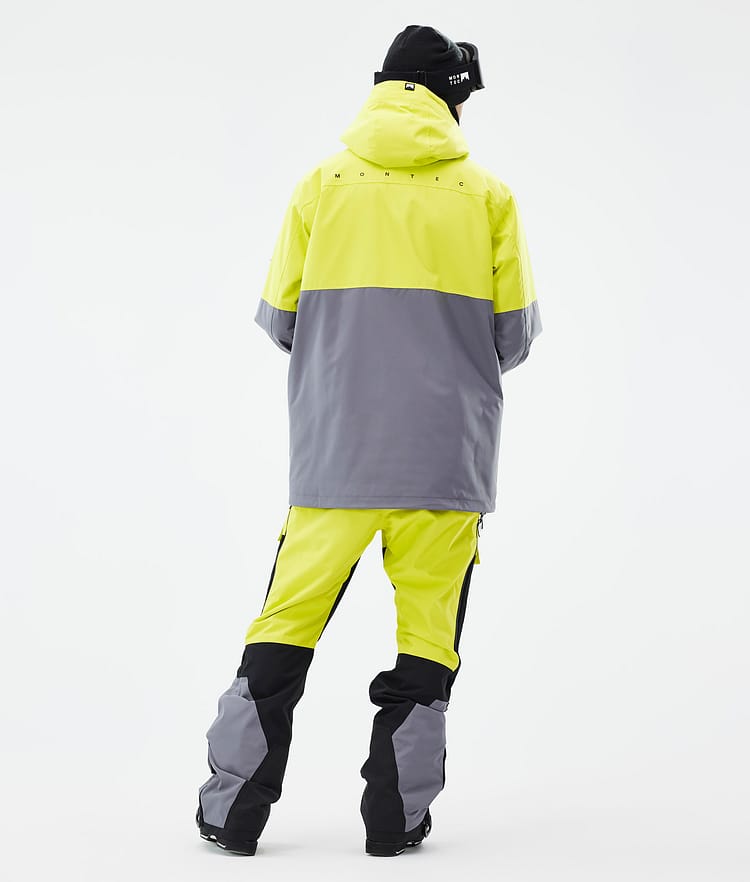 Montec Doom Skijacke Herren Bright Yellow/Black/Light Pearl, Image 4 of 10