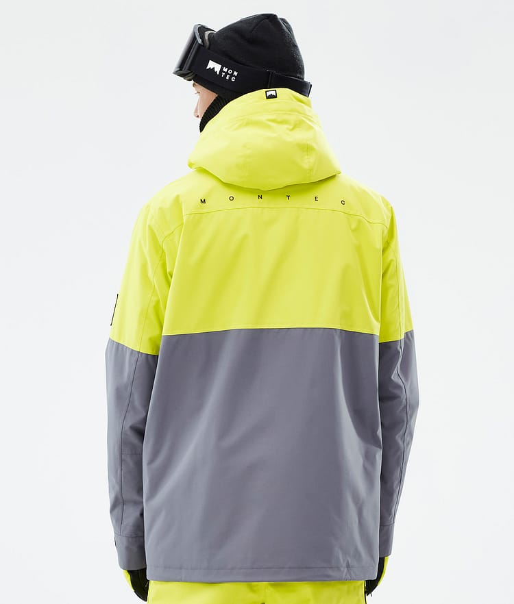 Montec Doom Skijacke Herren Bright Yellow/Black/Light Pearl, Image 6 of 10