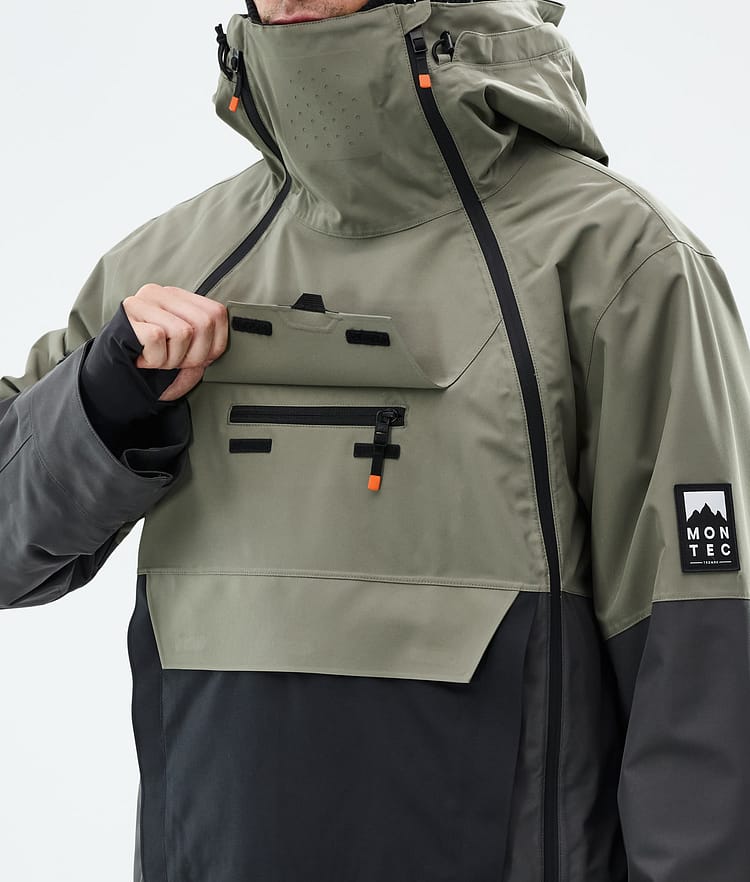 Montec Doom Snowboard Jacket Men Greenish/Black/Phantom, Image 9 of 10