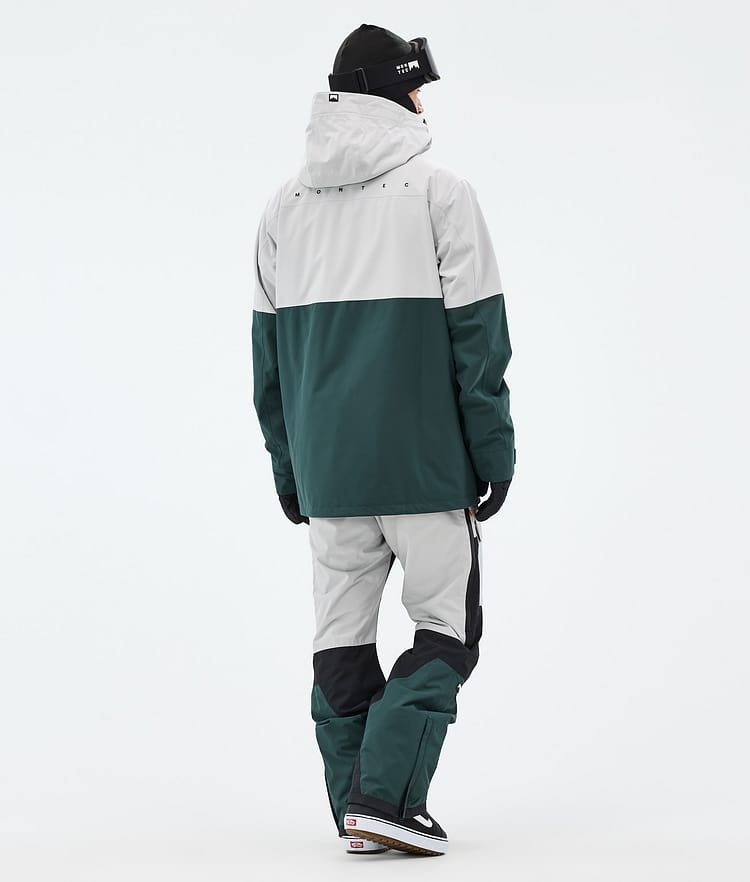 Montec Doom Snowboard Jacket Men Light Grey/Black/Dark Atlantic, Image 4 of 10
