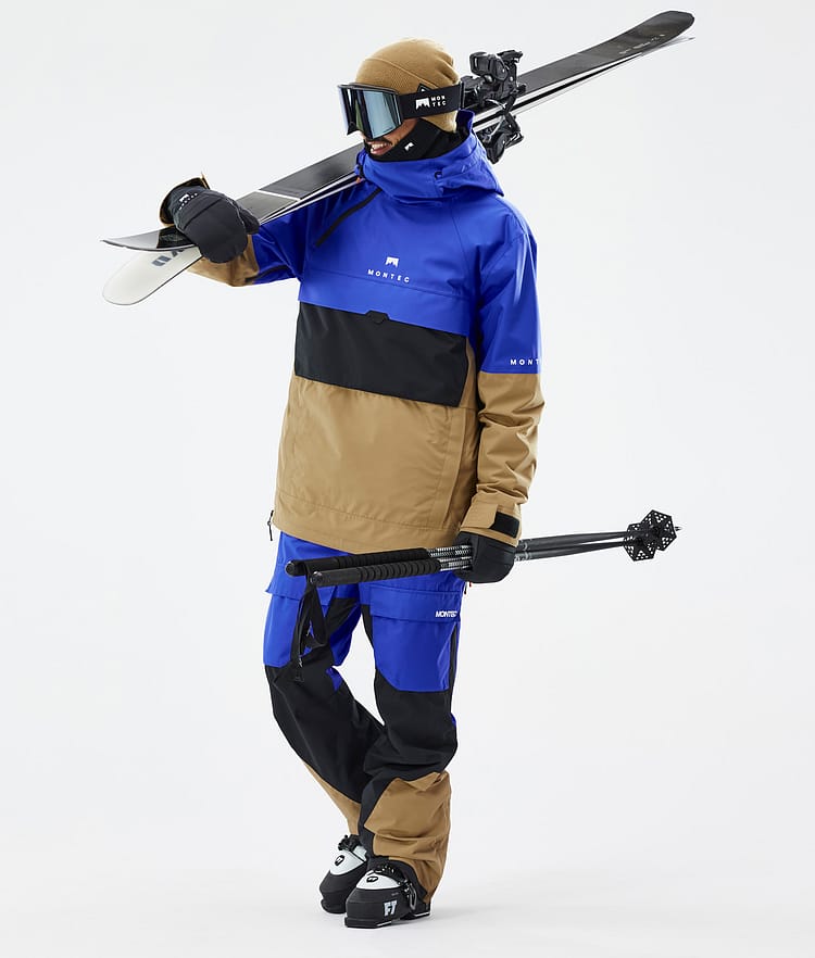 Montec Dune Laskettelutakki Miehet Cobalt Blue/Black/Gold, Image 3 of 9