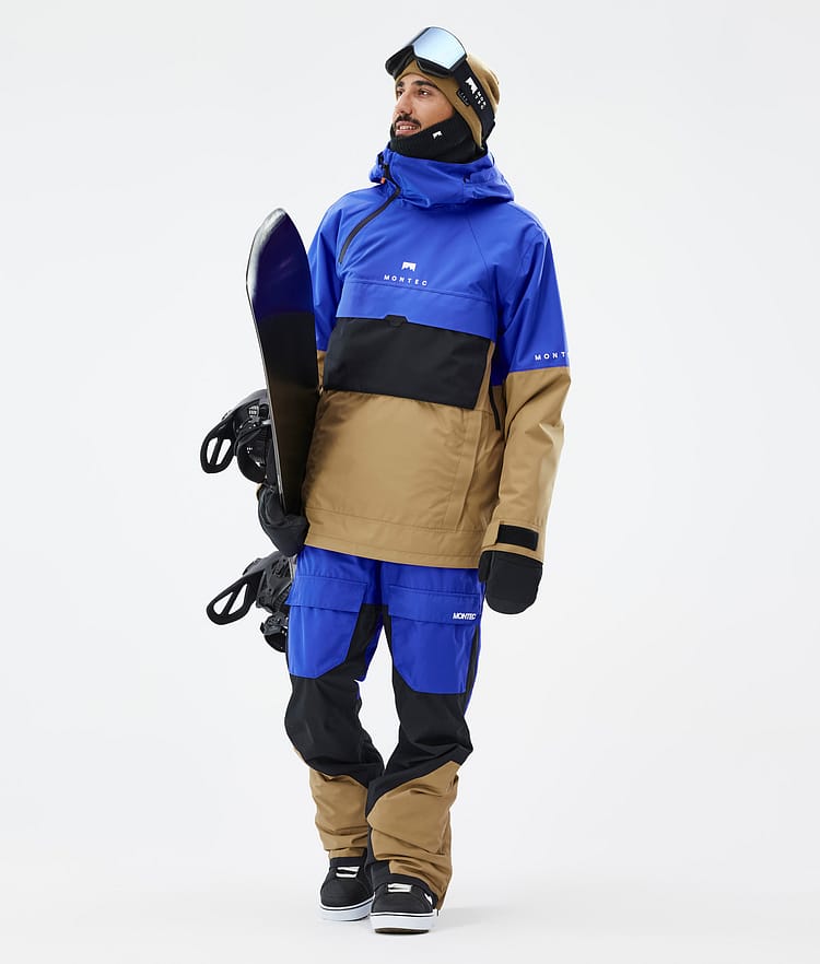 Montec Dune Snowboard Jacket Men Cobalt Blue/Black/Gold, Image 3 of 9