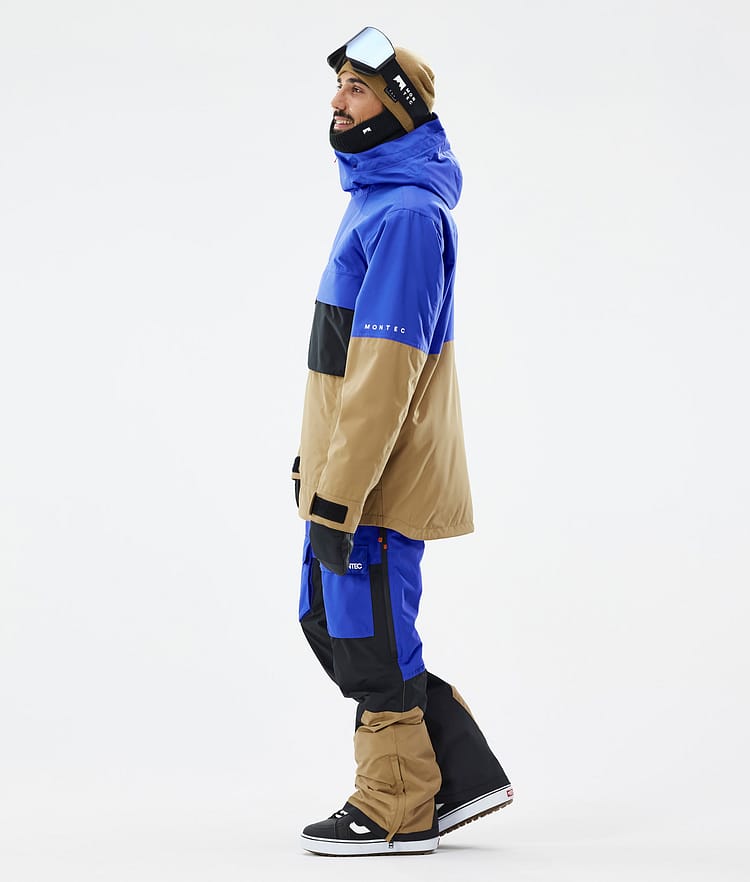 Montec Dune Snowboard Jacket Men Cobalt Blue/Black/Gold, Image 4 of 9