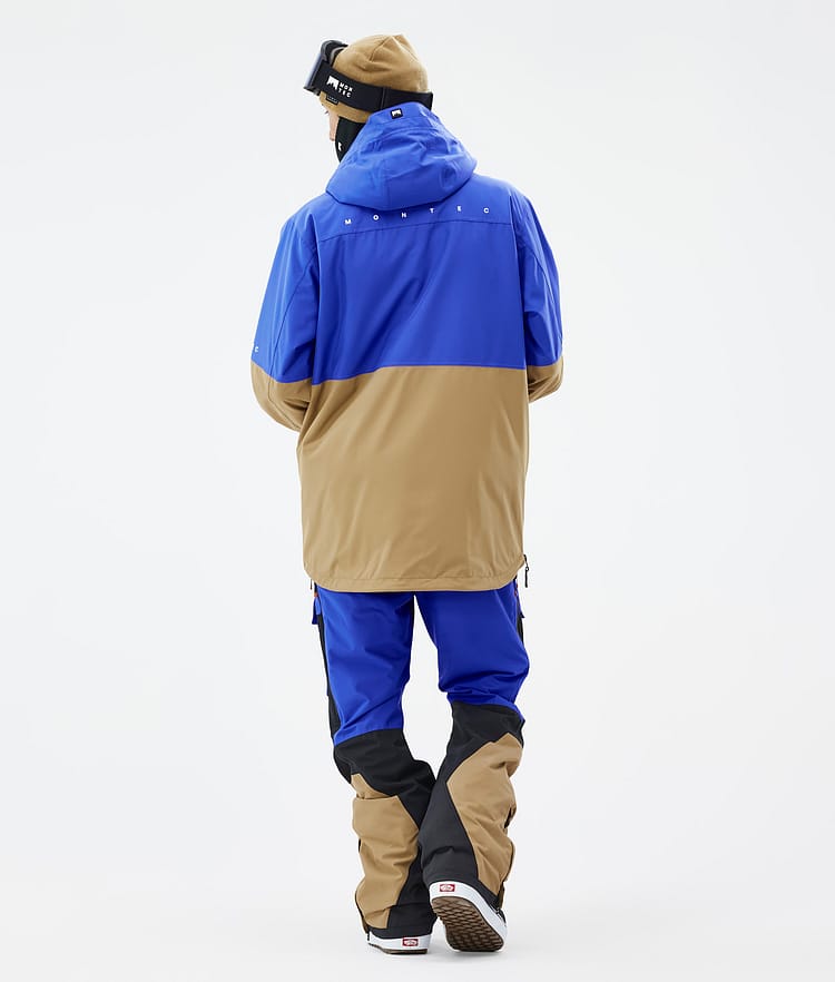 Montec Dune Snowboard Jacket Men Cobalt Blue/Black/Gold, Image 5 of 9
