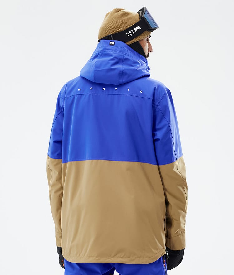 Montec Dune Snowboard Jacket Men Cobalt Blue/Black/Gold, Image 7 of 9